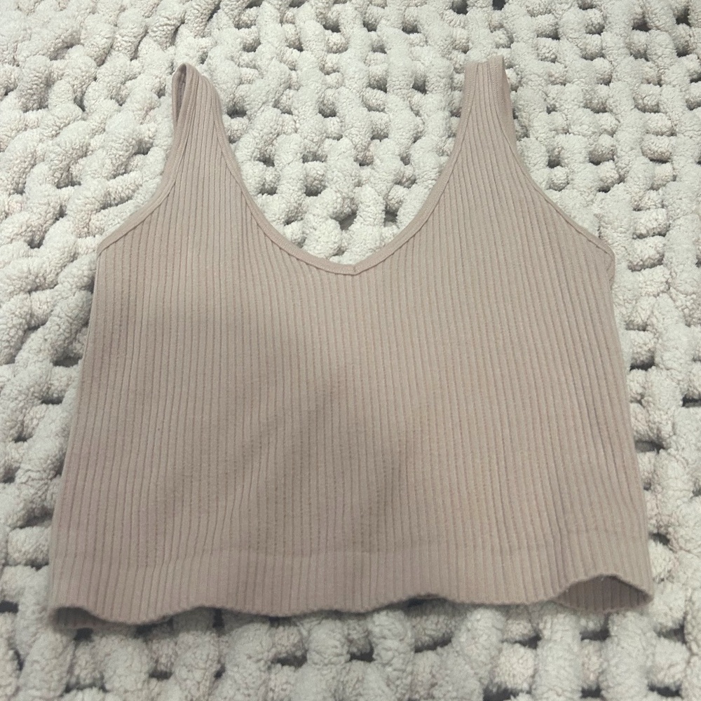 Free People Solid Ribbed Brami XS